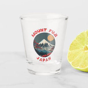 Copo De Shot Círculo de Distressão do Monte Fuji Japão