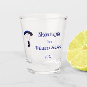 Copo De Shot Citação Divertida de Casamento Despedida de Soltei