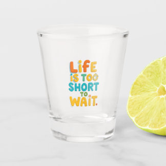Copo De Shot Citação motivacional ousada estilo divertido