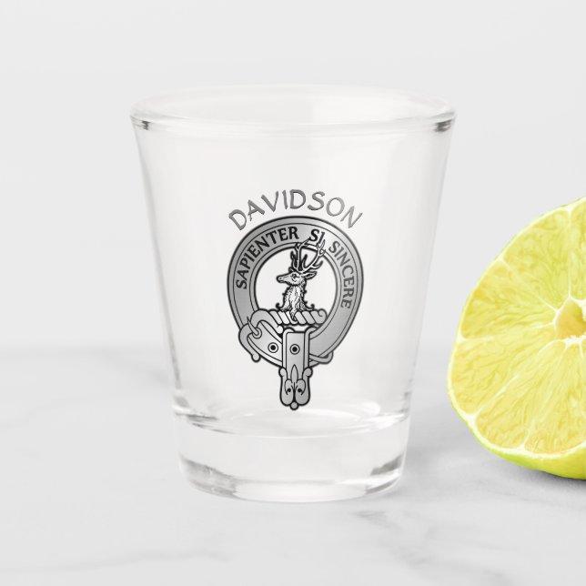 Copo De Shot Clan Davidson Crest (Frente)