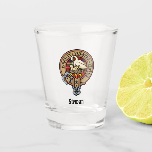 Copo De Shot Clan Stewart Crest (Frente)