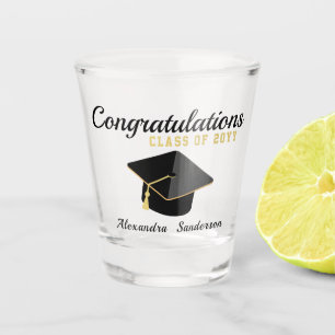 Copo De Shot Classe de graduação minimalista moderna de 2023