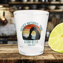 Copo De Shot Classic Sunset over Arches Park, Utah