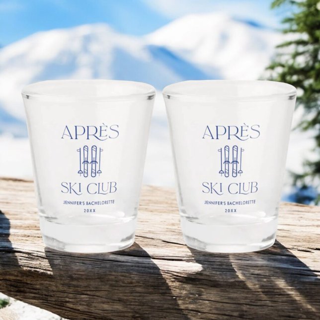 Copo De Shot Clube de Après Ski Festa de Solteira de Inverno (Criador carregado)