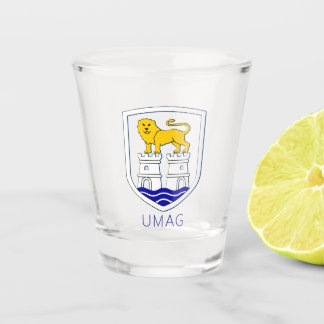 Copo De Shot Coat of Arms of Umag, Croatia