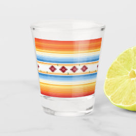 Copo De Shot Cobertor Tradicional Mexicano Serape