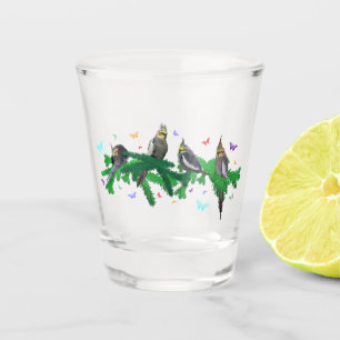 Copo De Shot Cockatiel Frenzy - Vidro