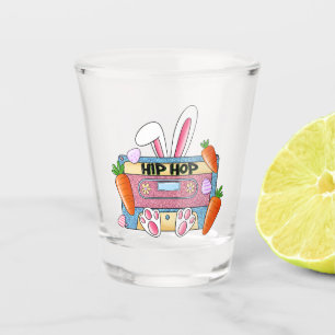 Copo De Shot Coelhinho de Fita Cassete Hip Hop
