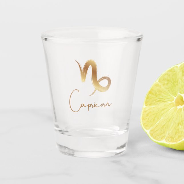Copo De Shot Coleção Zodiac - Capricórnio (Frente)