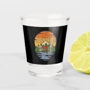 Copo De Shot Coleta de Cogumelos Retro