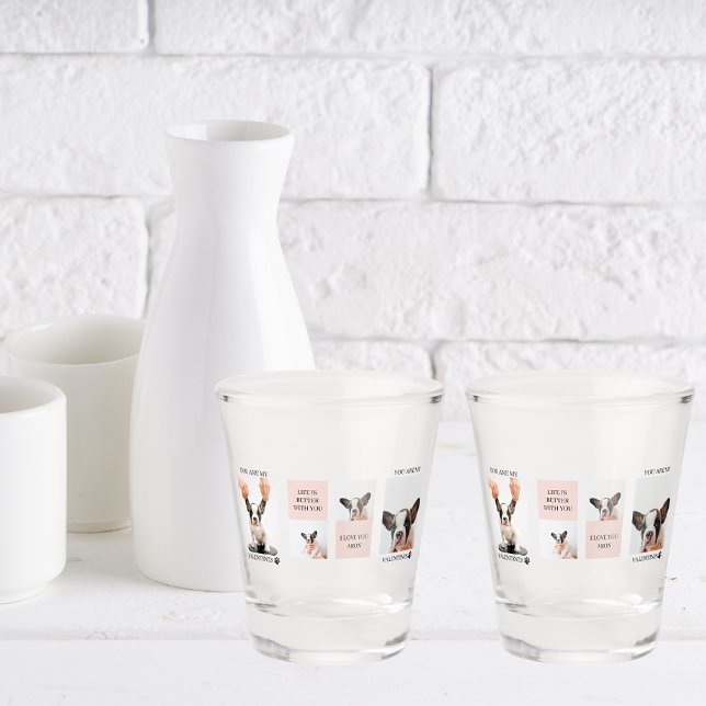 Copo De Shot Collage Dog Photos | Cachorro São Os Meus Dias de  (Criador carregado)