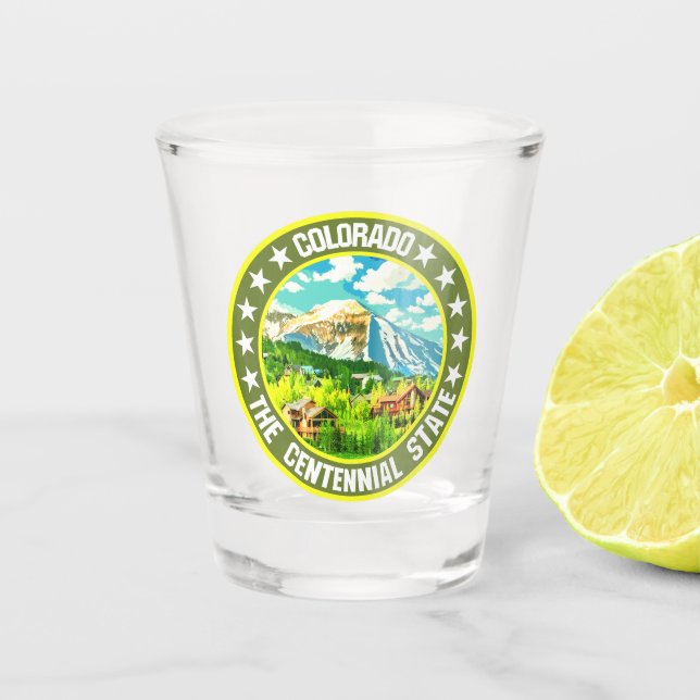 Copo De Shot Colorado (Frente)