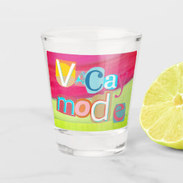 Copo De Shot Colorido Modo de Férias Retro Único