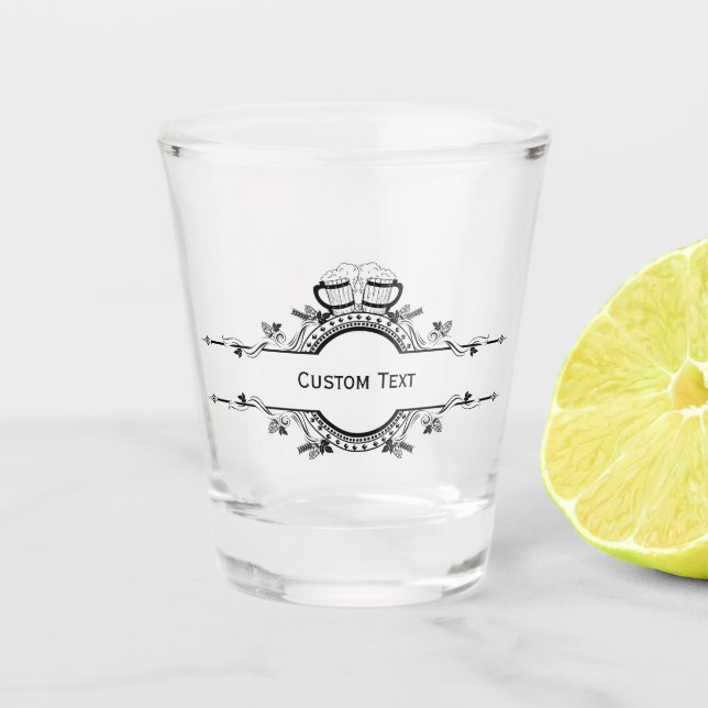 Copo de Shot com Mensagem Personalizada (Frente)