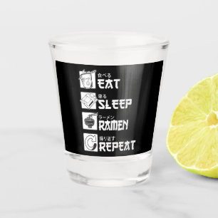 Copo De Shot Coma anime adormecido Repetir presente Ideia Cospl