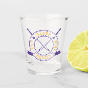 Copo De Shot Coma o Hockey da Brincadeira do Sono