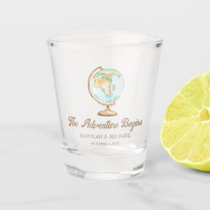 Copo De Shot Começa Aventura Personalizada Presente de Viagem d