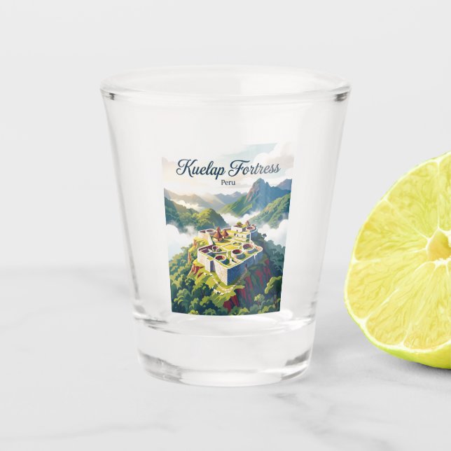 Copo De Shot Complexo Arqueológico Kuelap Peru (Frente)