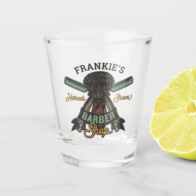 Copo De Shot Compro de Barber Personalizado Barras de Margens d (Frente)