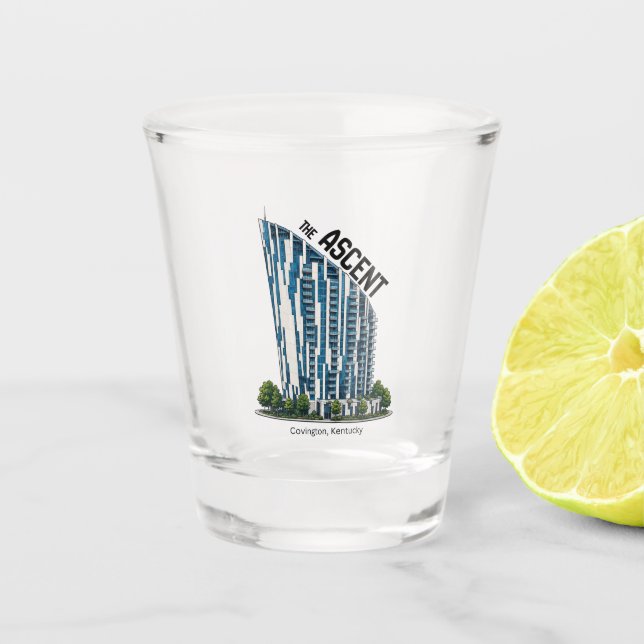 Copo de Shot Compromisso para Ser Fitness ASCENT (Frente)