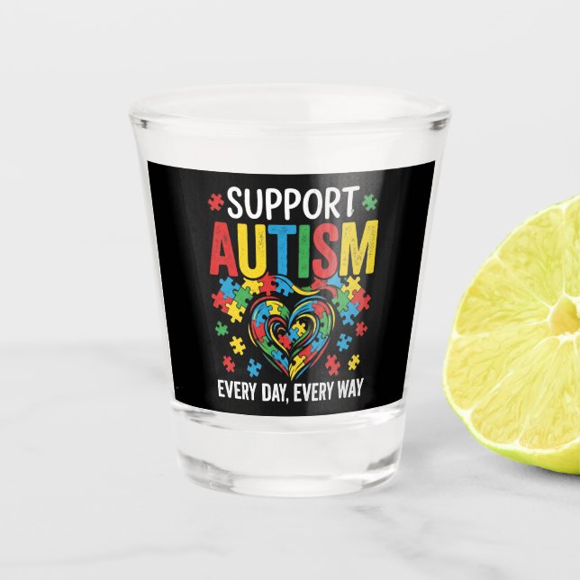 Copo De Shot Consciência do autismo (Frente)