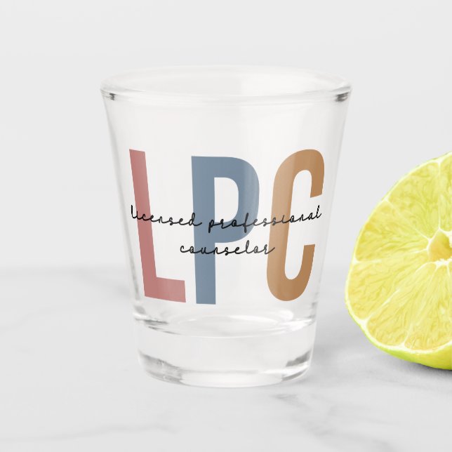 Copo De Shot Consultor profissional licenciado LPC (Frente)