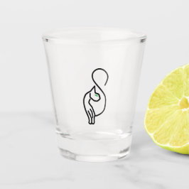 Copo De Shot Contorno de Gato de na moda Kitty