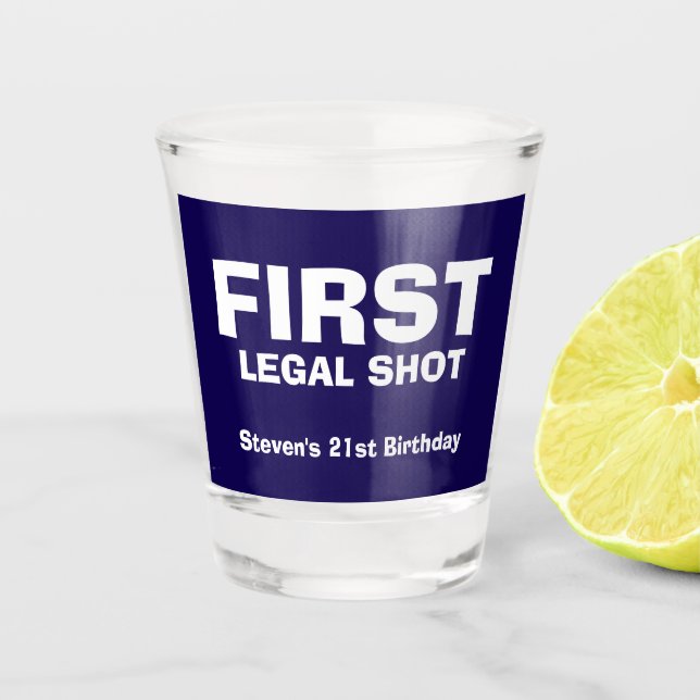 Copo De Shot COOL! 🥃Copo de Shot Personalizado – Primeiro Shot (Frente)
