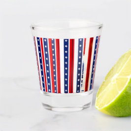 Copo De Shot Copo para Shot Estrelas & Listras Patrióticas