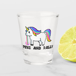 Copo De Shot Copo para Shot Puke & Rally Rainbow Unicorn   Pixe