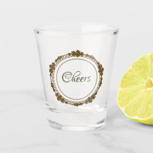 Copo De Shot Copo shot Cheers dourado