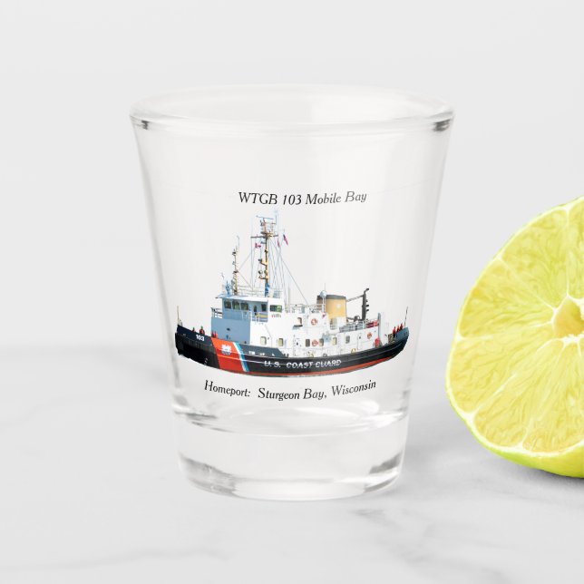 Copo De Shot Copo shot WTGB 103 Mobile Bay (Frente)