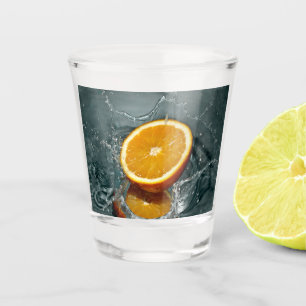 Copo De Shot Cor de laranja positiva suculenta para o humor vit
