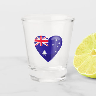 Copo De Shot Coração de Sinalizador da Austrália