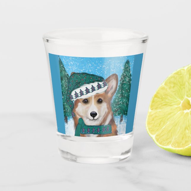 Copo De Shot Corgi (Frente)