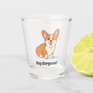 Copo De Shot Corgi bonito com Piada engraçada