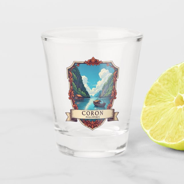 Copo De Shot Coron Filipinas (Frente)