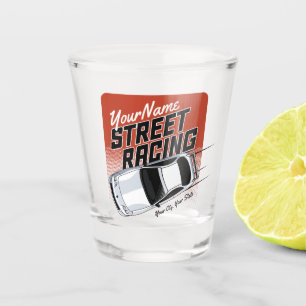 Copo De Shot Corrida de Carros Personalizada de Rua Motorsport 