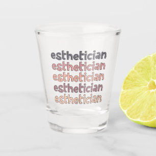 Copo De Shot Cosmetólogo esteticista Beauticista Cute