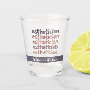 Copo De Shot Cosmetólogo esteticista personalizado Beauticista