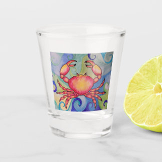 Copo De Shot Crab Shotglass Feliz
