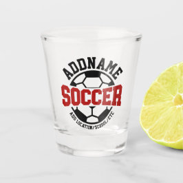 Copo De Shot Craveira ADD NOME Time de Futebol de Tie-Dye Perso