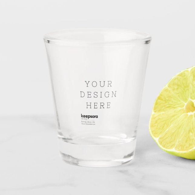 Copo De Shot Crie o Seu Próprio Personalizado (Frente)
