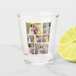 Copo De Shot Crie Sua Própria Colagem De Casamento Fotográfico 