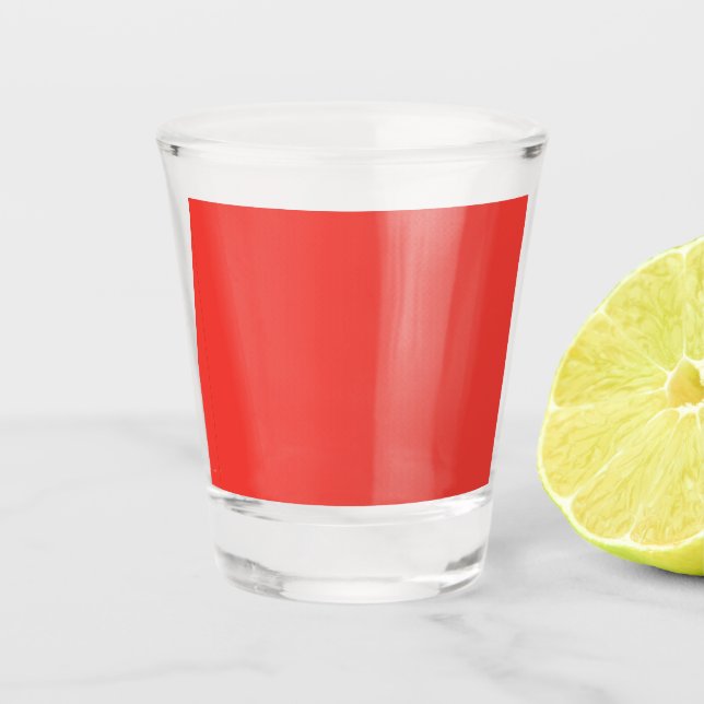 Copo De Shot Crie um fundo vermelho impressionante com borda br (Frente)