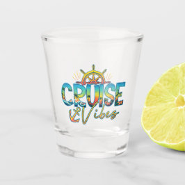 Copo de Shot Cruise Vibes Lembrança de Férias Náut