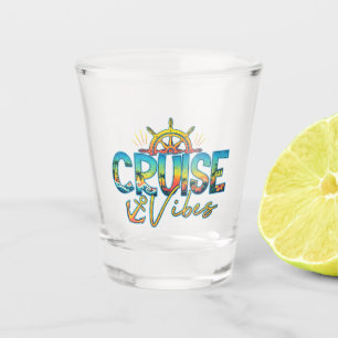 Copo de Shot Cruise Vibes Lembrança de Férias Náut