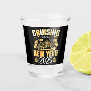 Copo De Shot Cruzamento no cruzeiro do ano novo 2025