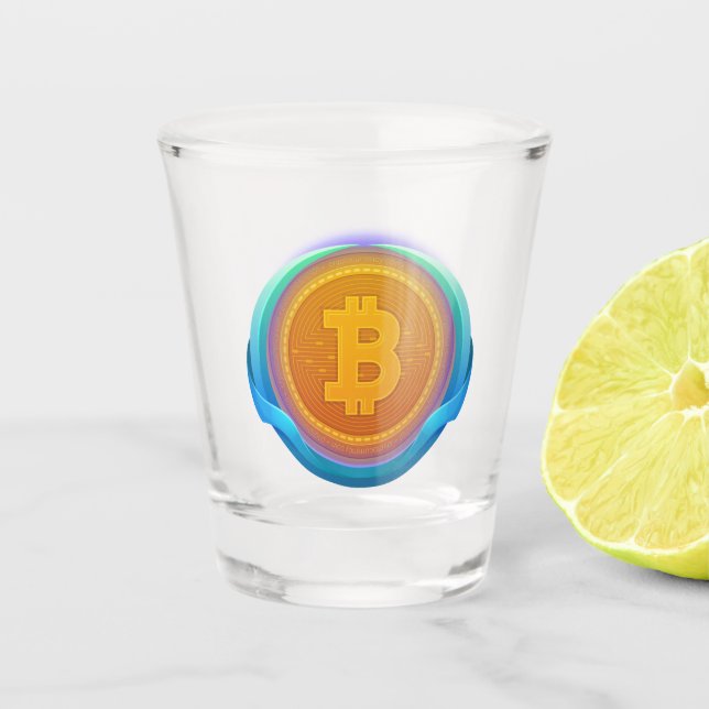 COPO DE SHOT CRYPTOCURRENY BITCOIN (Frente)