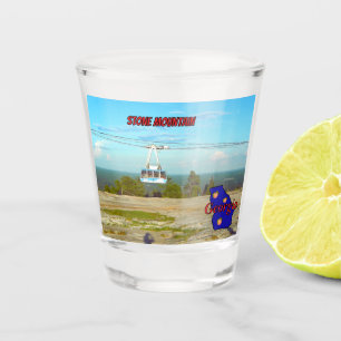 Copo De Shot Cume da Montanha de Pedra Skyride Recordação da Ge